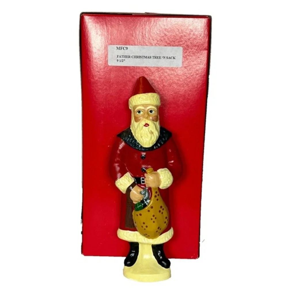 1996  No. 1 9 1/2 Inch D. Poqatchnik‎ Father Christmas n Sack For Holcraft Co.